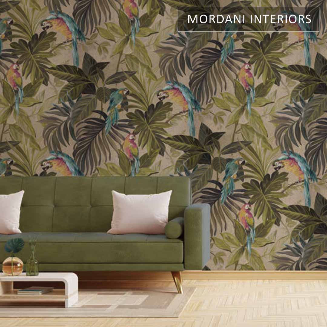 Parrot Paradise Wall Mural